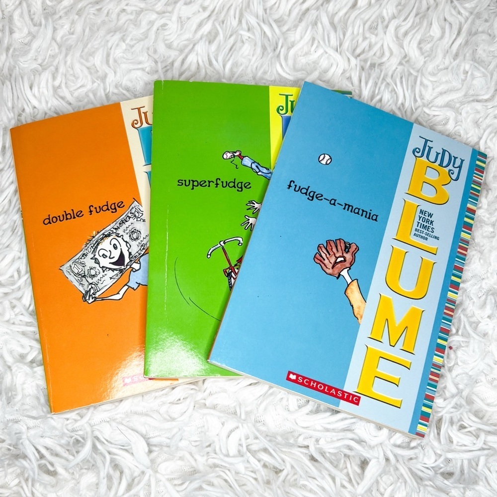 Judy Blume Book Set: Fudge-a-Mania, Superfudge, Double Fudge / Paperback